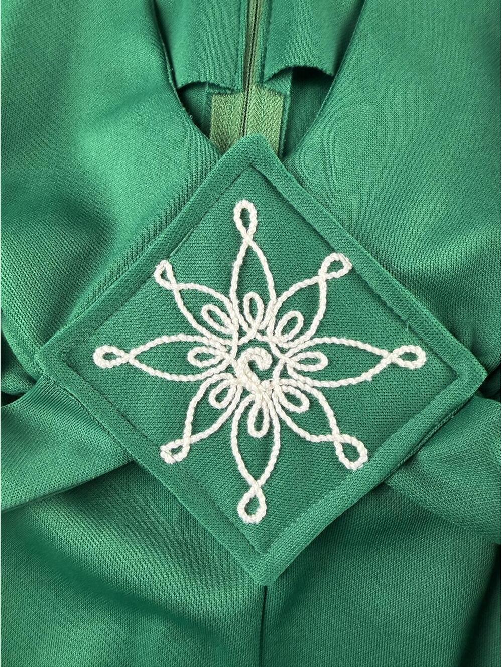Vintage emerald green gown
